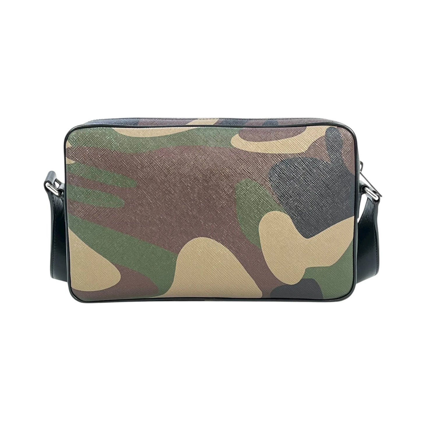 CELINE Camouflage Leather Shoulder Bag - Khaki 