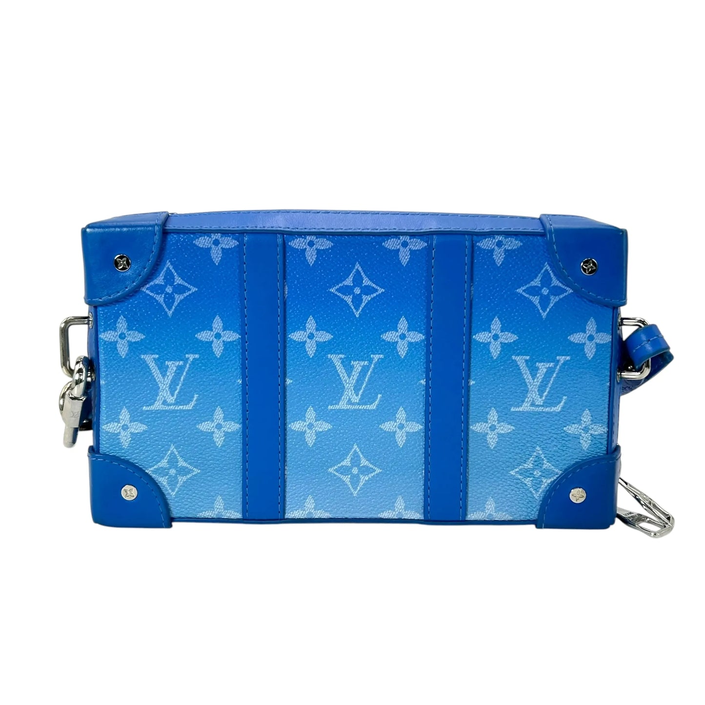 LOUIS VUITTON Soft Trunk Monogram LV Clouds Shoulder Bag - Blue 
