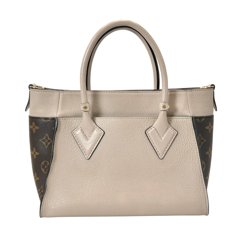 LOUIS VUITTON オンマイサイドPM モノグラムキャンバス ハンドバッグ ショルダーバッグ - ベージュ