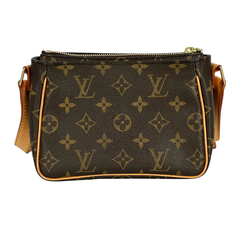 LOUIS VUITTON Viva Cite PM Monogram Canvas Shoulder Bag - Dark Brown 