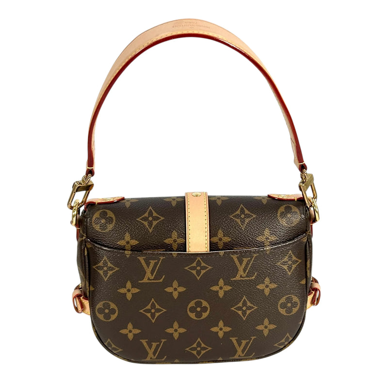 LOUIS VUITTON ソミュールBB モノグラム ハンドバッグ ショルダーバッグ - ダークブラウン