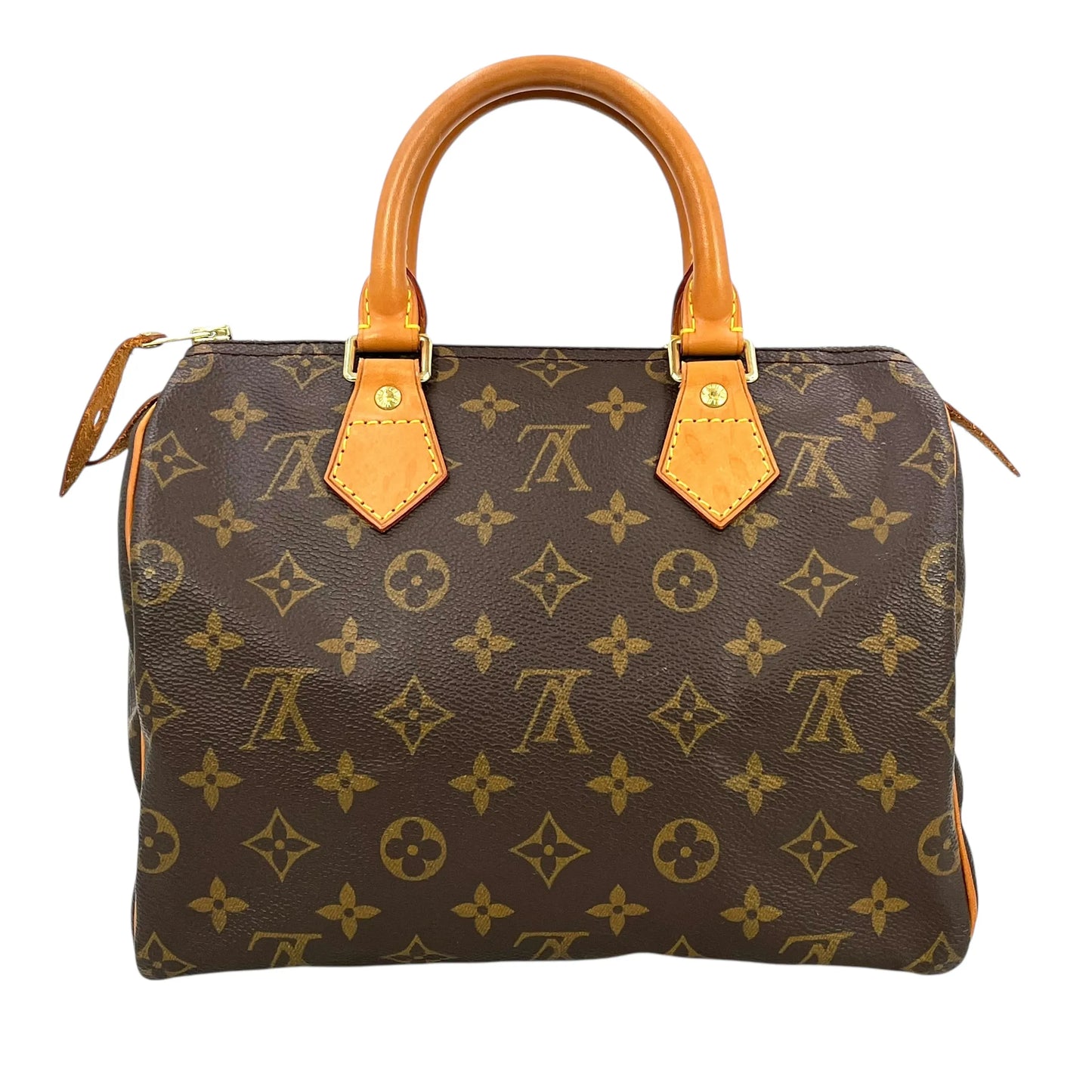 Louis Vuitton スピーディ25 モノグラム キャンバス ハンドバッグ - ブラウン