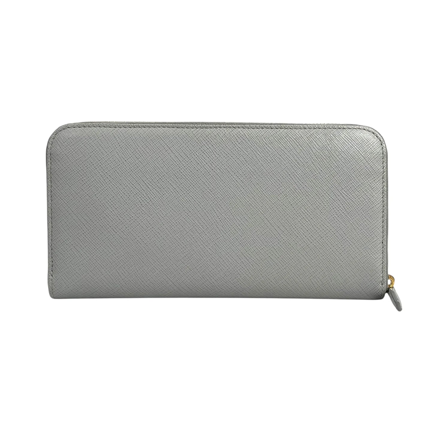 PRADA サフィアーノ リボンモチーフ 長財布 ロングウォレット - グレー