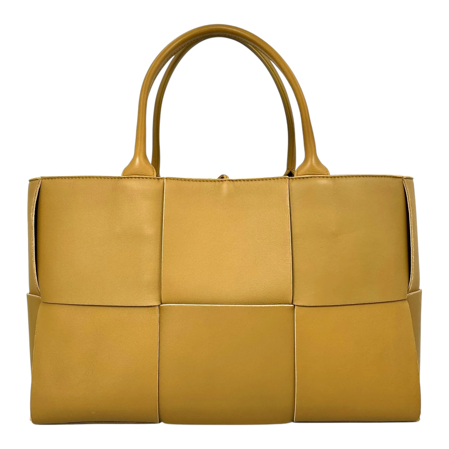 BOTTEGA VENETA Arco Leather Tote Bag - Brown