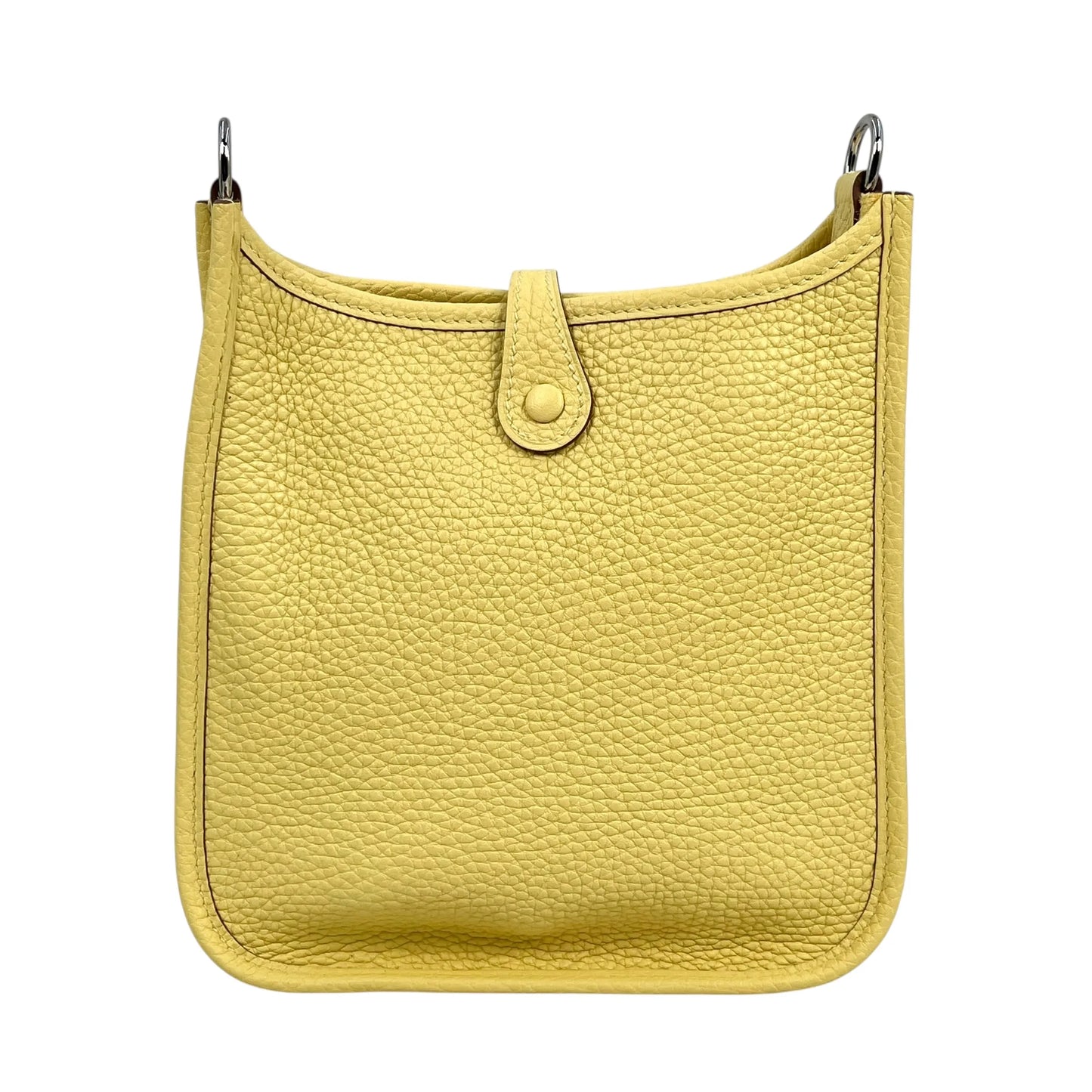Hermès Evelyn TPM Taurillon Clemence Z Stamp (2021) Shoulder Bag - Yellow 
