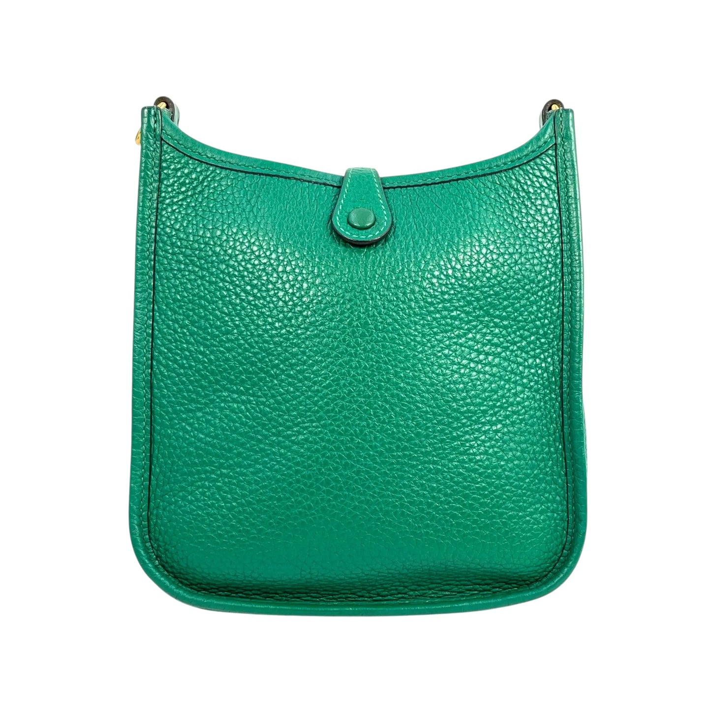 Hermès Evelyn TPM Taurillon Clemence C Stamp (2018) Shoulder Bag - Green 