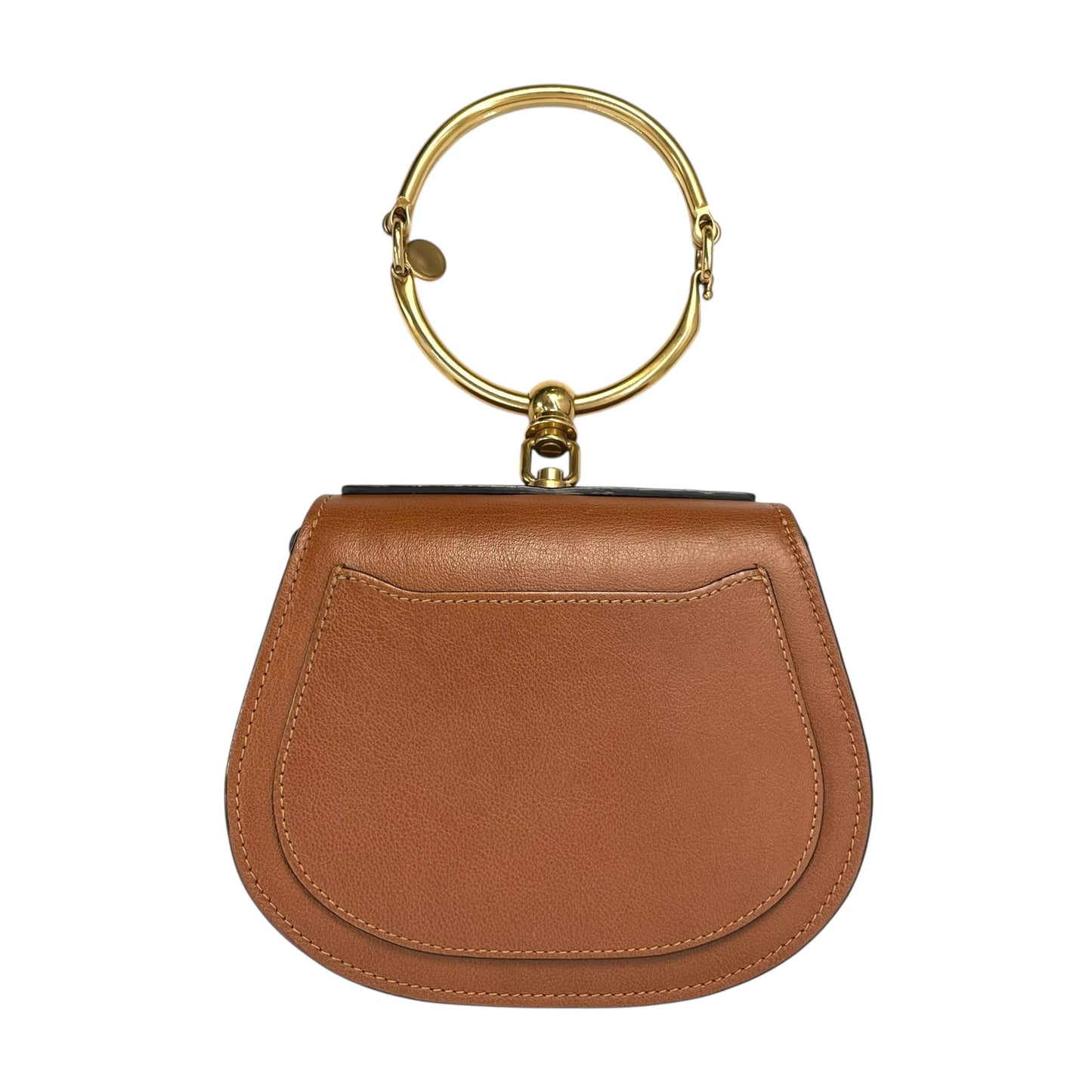 Chloé ナイル レザー ブレスレットバッグ ハンドバッグ ショルダーバッグ - ブラウン