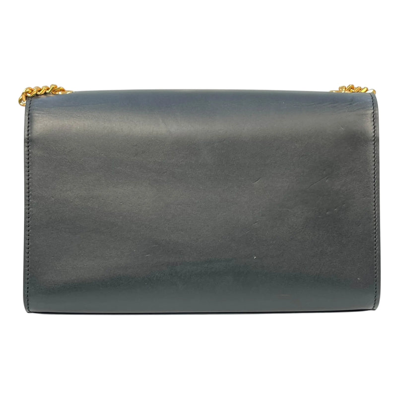 Saint Laurent Kate Tassel Medium Leather Chain Shoulder Bag - Black 