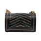 CHANEL Boy Chanel 20 Studded Calfskin Chain Shoulder Bag - Black 