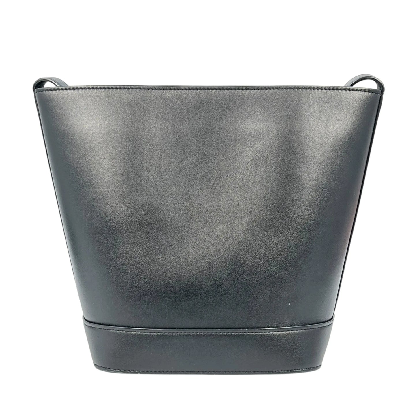 CELINE Small Bucket Cuir Triomphe Calfskin Shoulder Bag - Black 