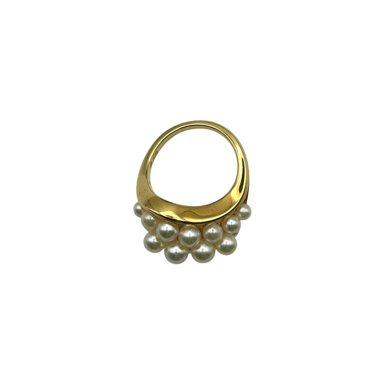 MIKIMOTO Pearl Ring Jewelry - 18K 