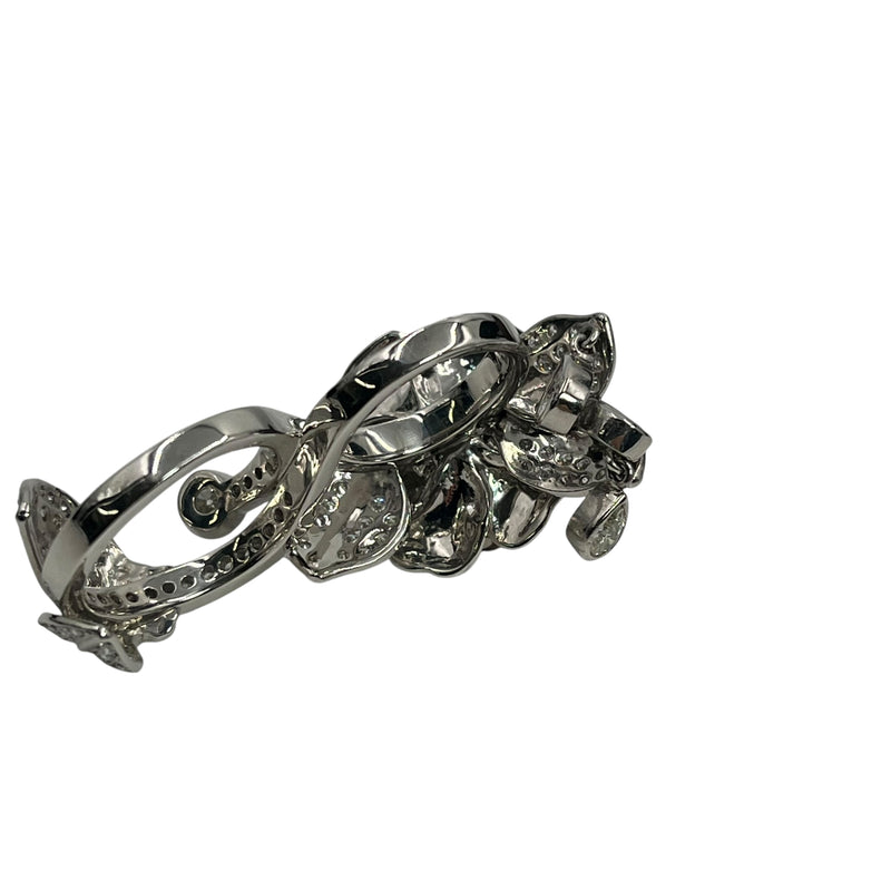 Diamond Platinum 950 Double Ring Jewelry - Pt950 