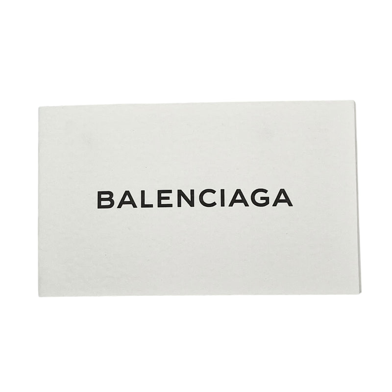 BALENCIAGA Canvas Navy Tote Bag - Cream x Black 
