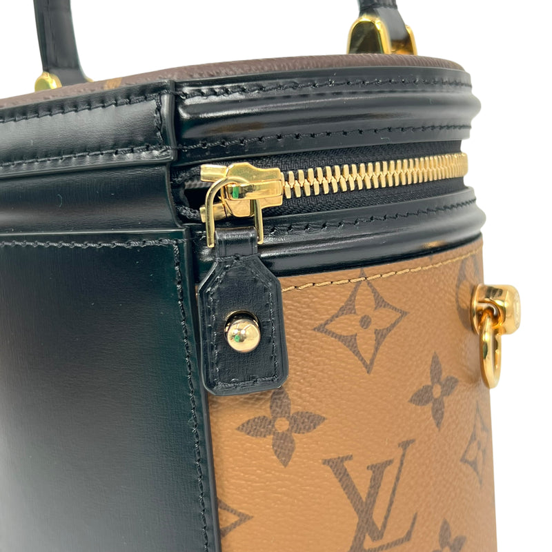 Louis Vuitton モノグラム キャンバス リバース カンヌ ハンドバッグ - ブラウン