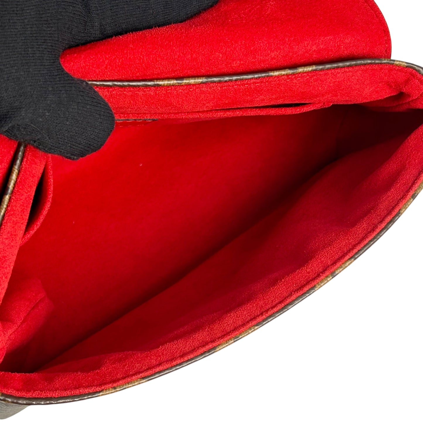 Louis Vuitton Monogram Rocky BB Handbag/Shoulder Bag - Brown and Red 