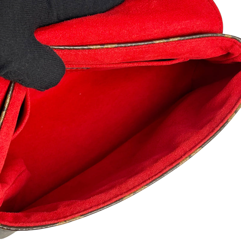 Louis Vuitton Monogram Rocky BB Handbag/Shoulder Bag - Brown and Red 