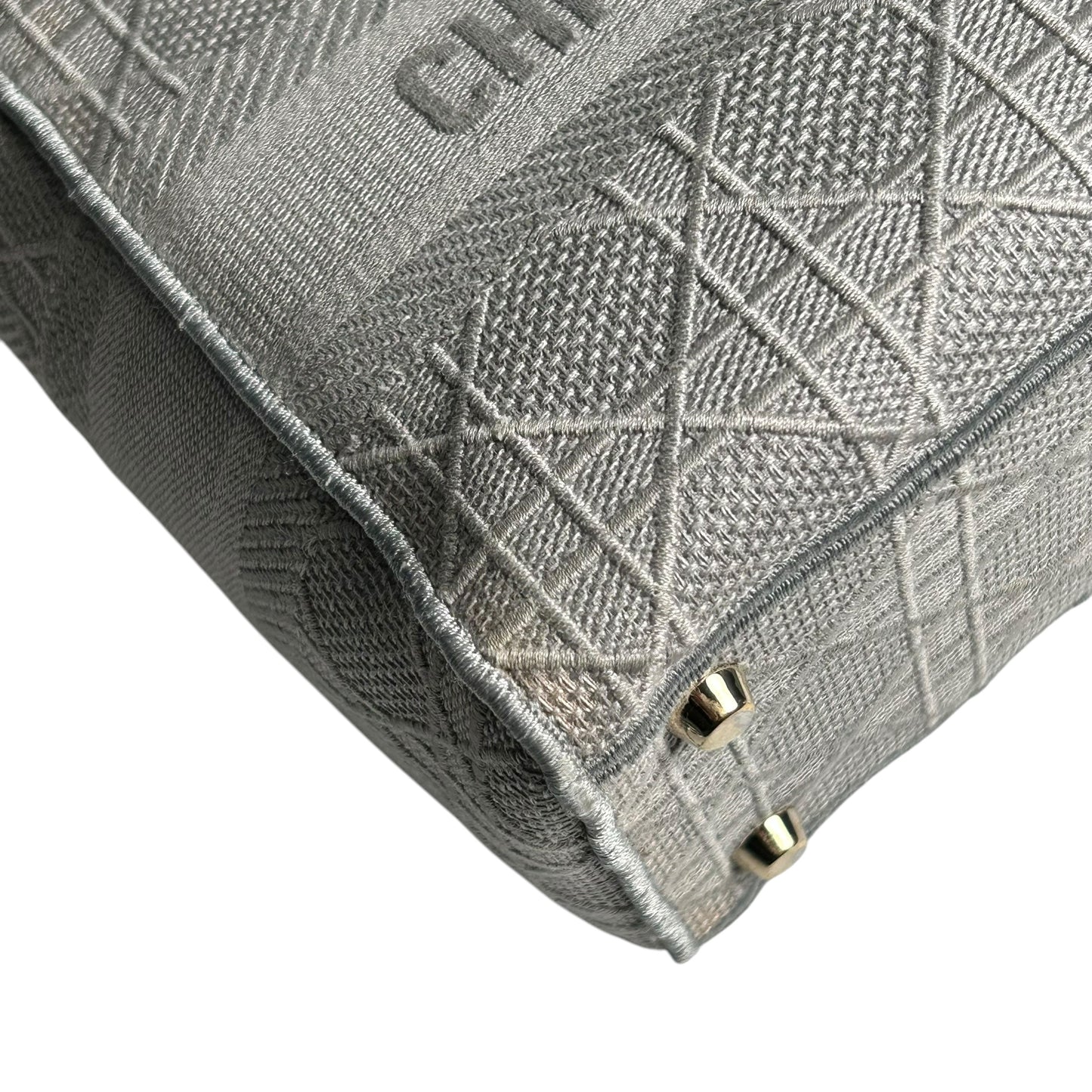 Dior Lady Dee-Lite Handbag/Shoulder Bag - Grey 