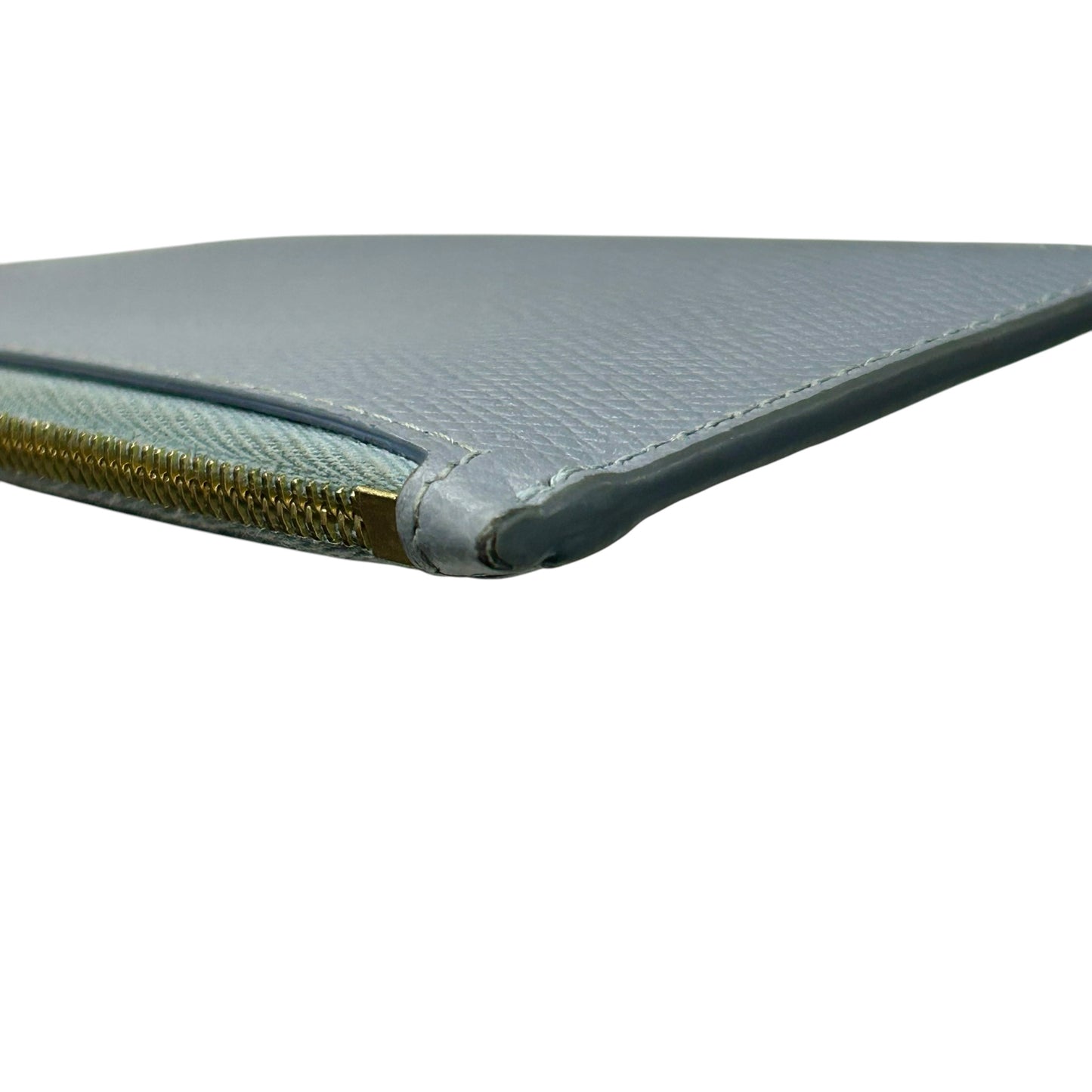 CELINE Zippered Card Case Compact Wallet - Blue 