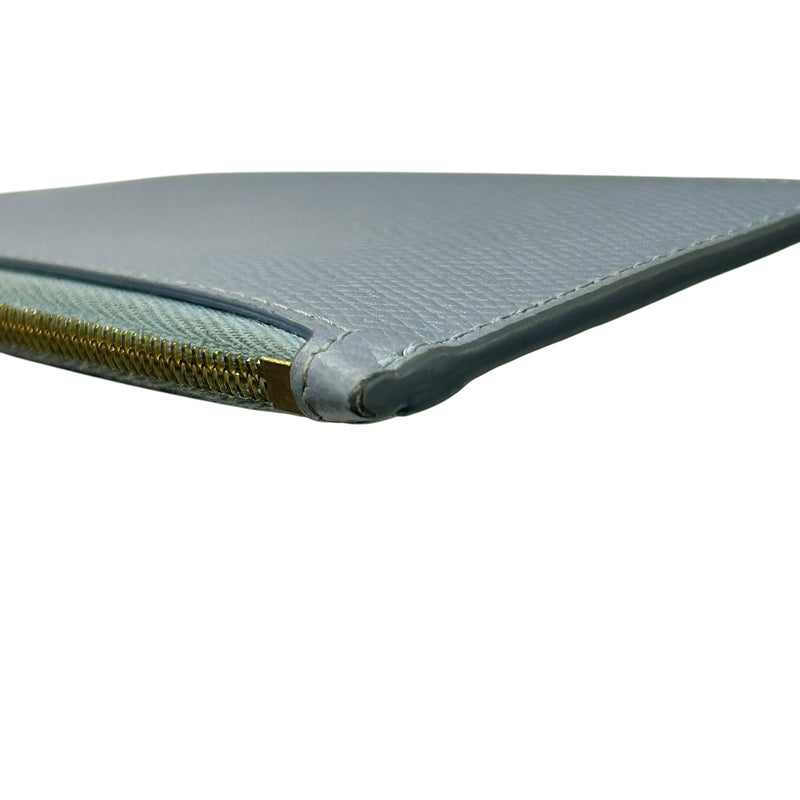 CELINE Zippered Card Case Compact Wallet - Blue 