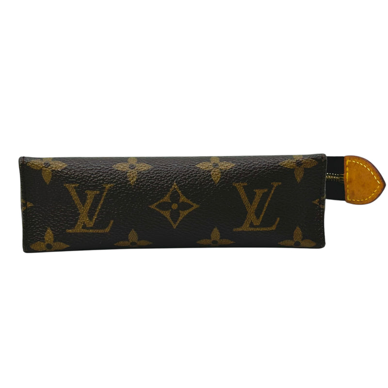 Louis Vuitton Monogram Canvas Pochette Cosmetic Pouch - Brown 