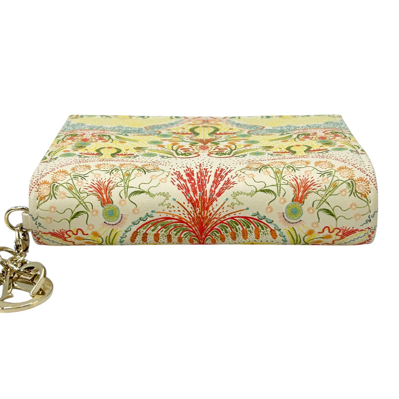 Dior 2020 Heart Light Bifold Compact Wallet - Yellow x Multicolor 