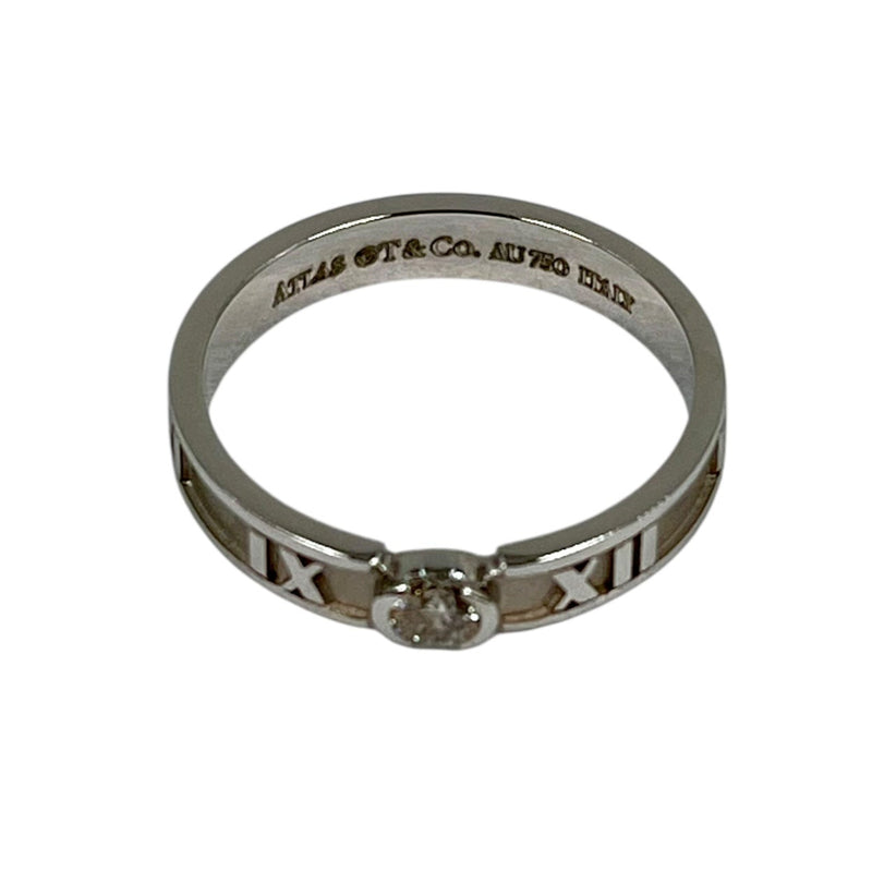 Tiffany & Co アトラス 1PD ダイヤモンド リング ジュエリー - 18KWG