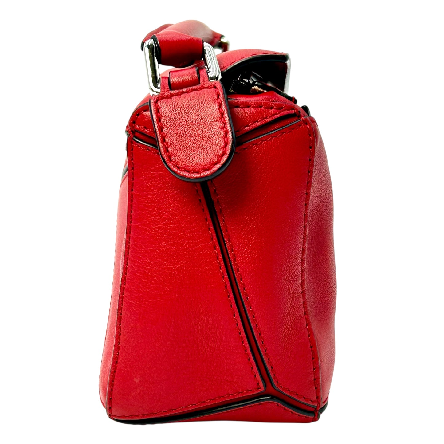 LOEWE パズルバッグ ミニバッグ ハンドバッグ - レッド