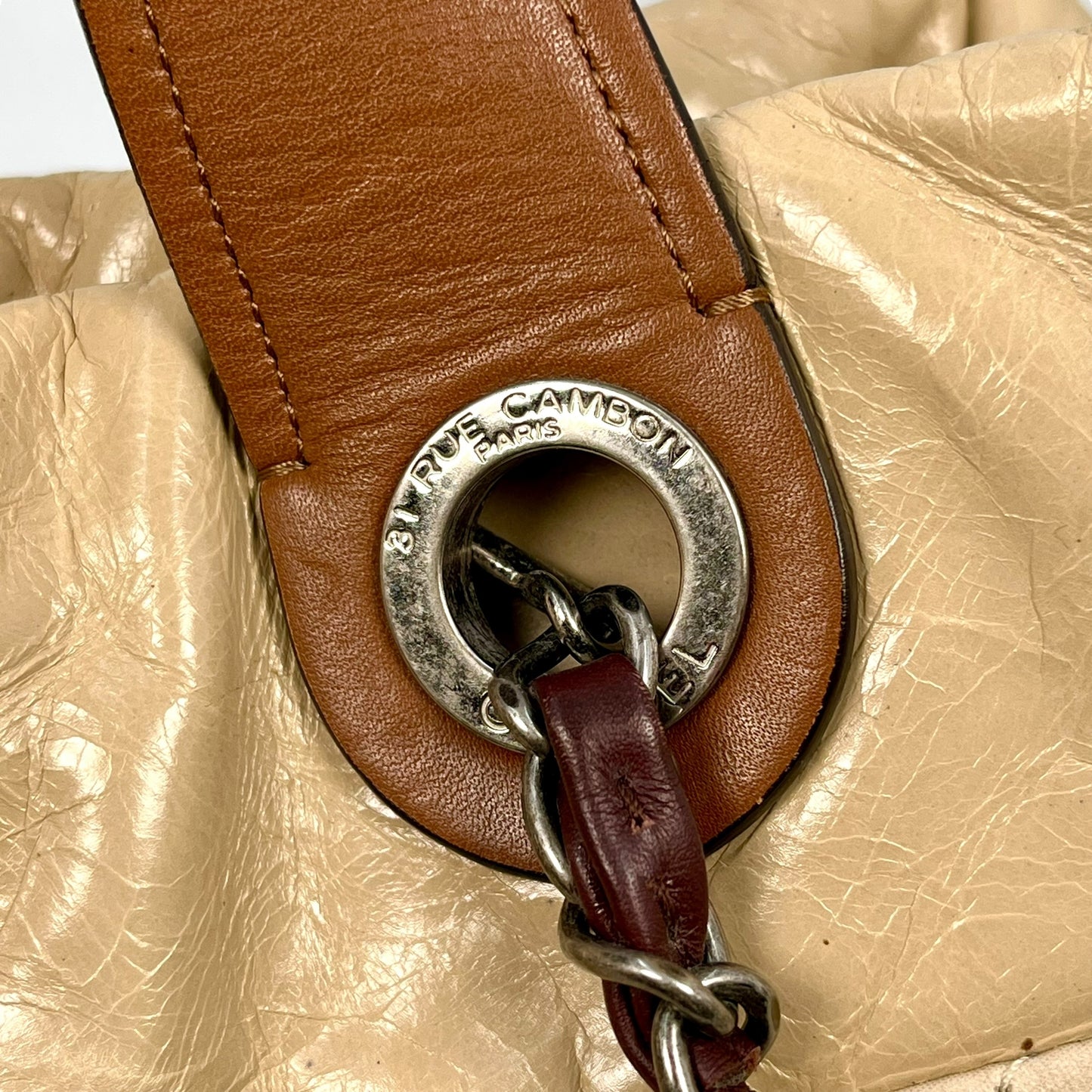 CHANEL IN THE MIX Handbag/Shoulder Bag - Beige 