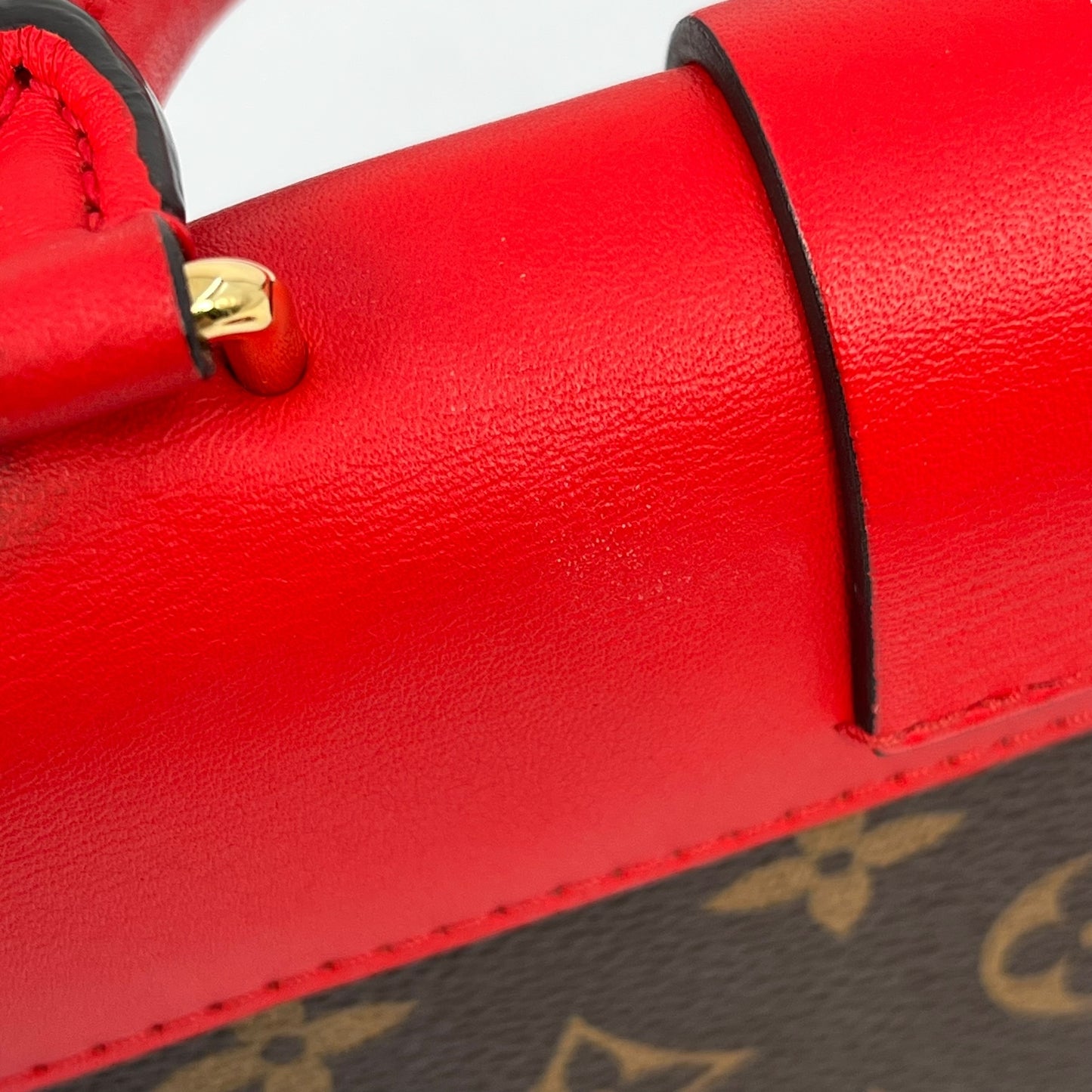 Louis Vuitton Lock BB Handbag Shoulder Bag - Red 