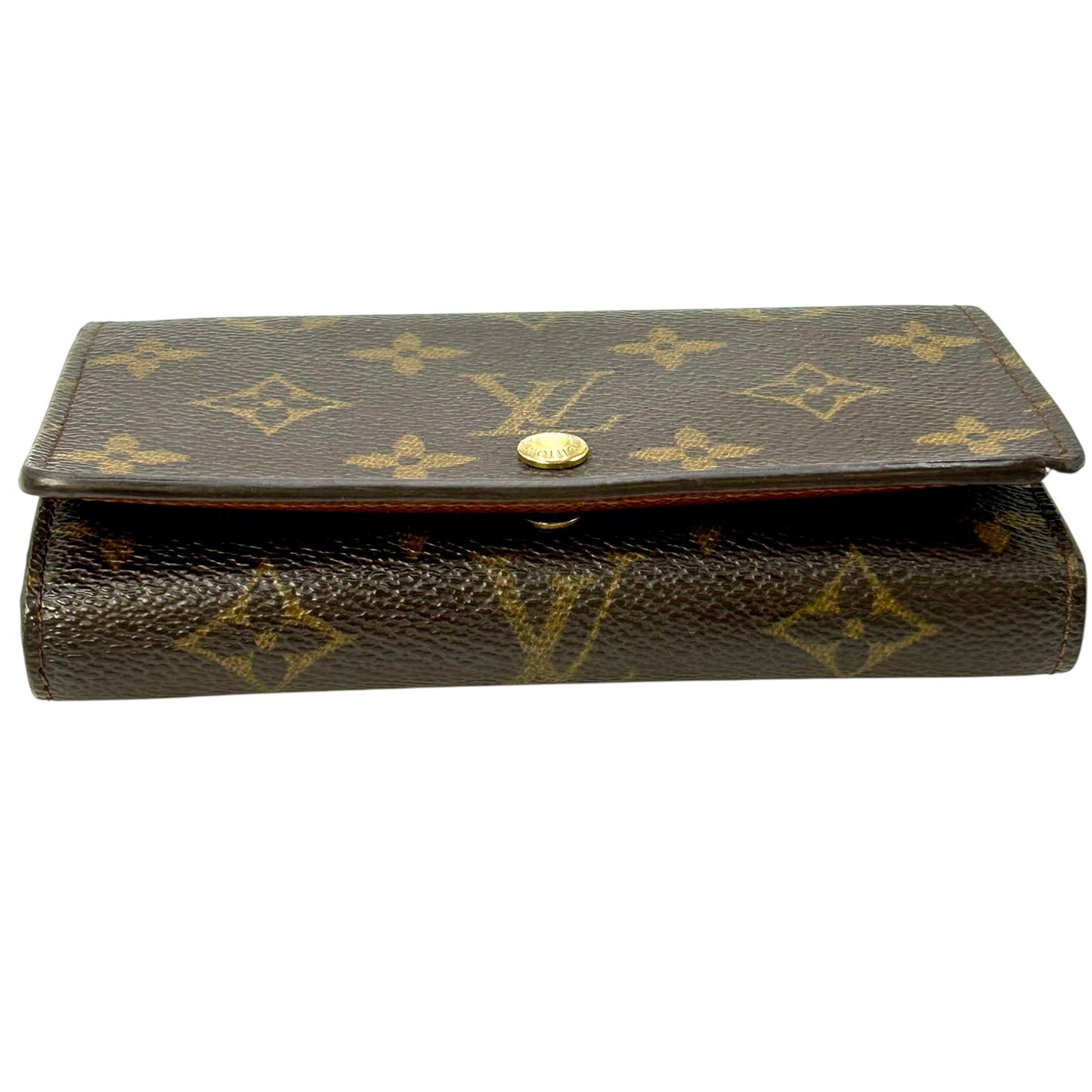 Louis Vuitton Monogram Canvas Porte Monnaie Bi-fold Compact Wallet - 32422 