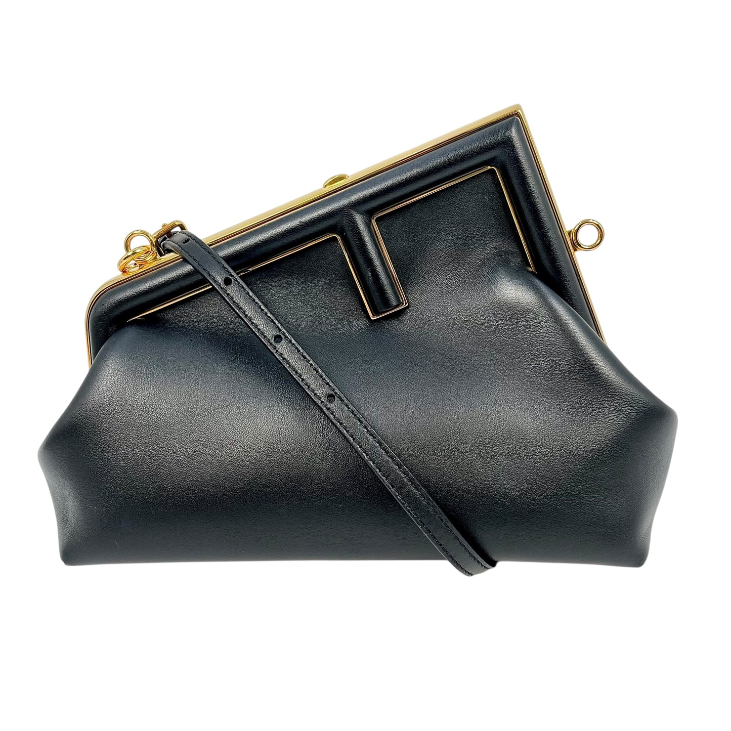 FENDI First Small Shoulder Bag - Black 