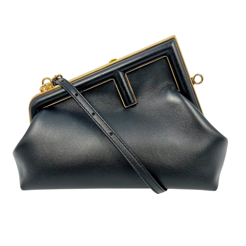 FENDI First Small Shoulder Bag - Black 