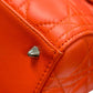 Dior Lady Dior Handbag Shoulder Bag - Orange 