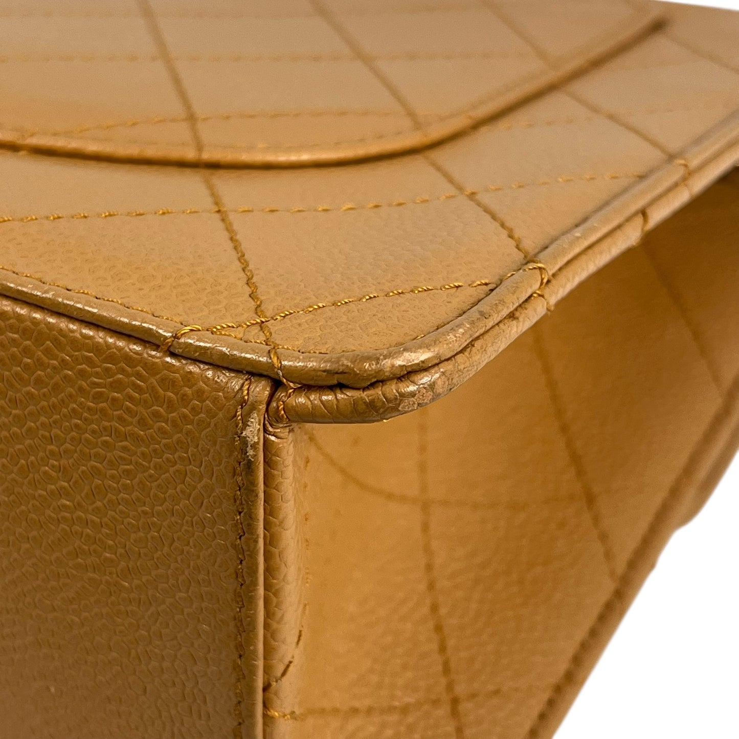 CHANEL Matelasse 30 Caviar Leather Chain Shoulder Bag - Brown 