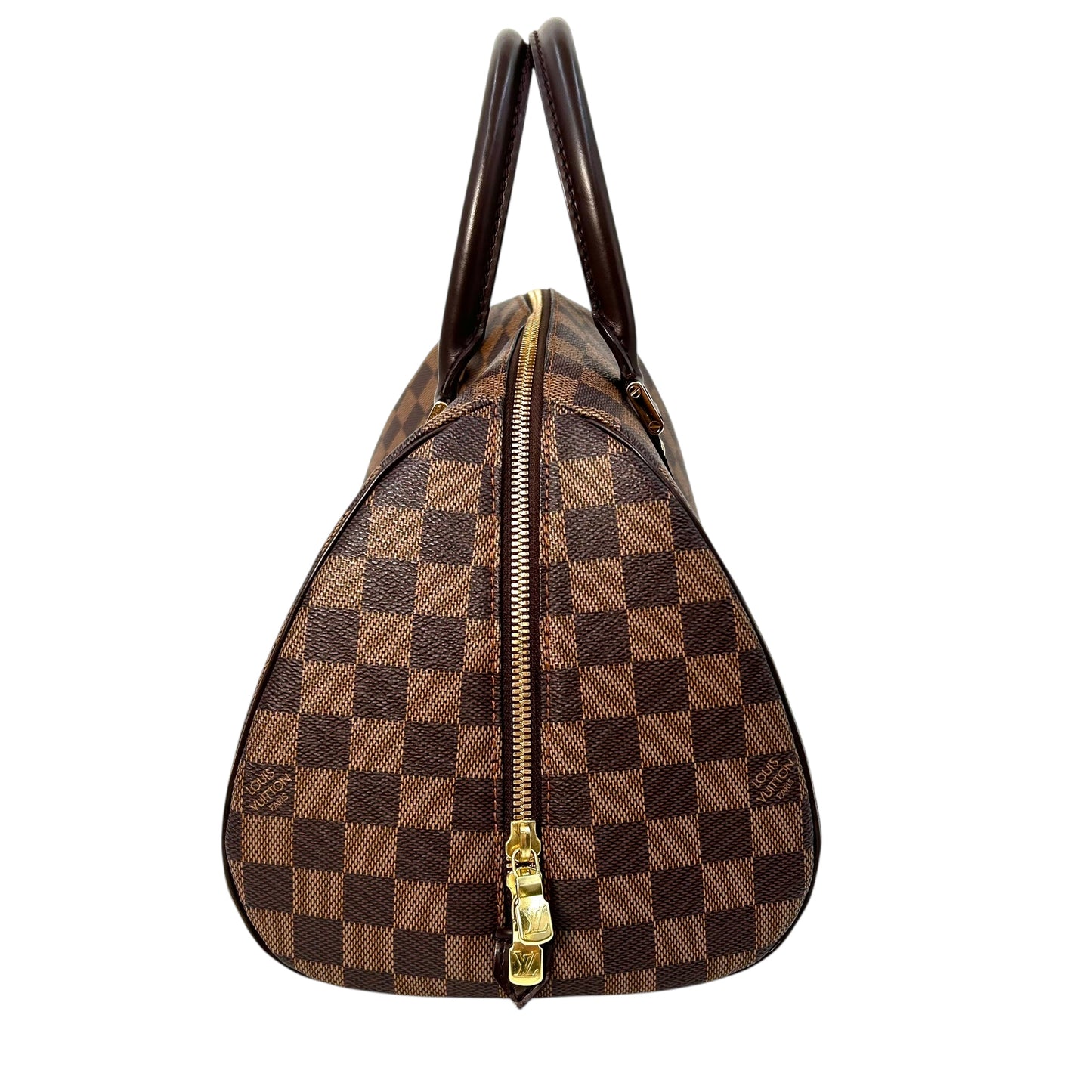 Louis Vuitton Damier Rivera MM Handbag - Dark Brown 