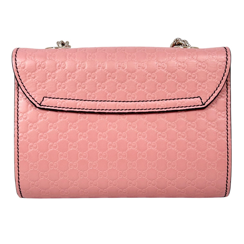 GUCCI Emily Mini Chain Shoulder Bag - Pink 
