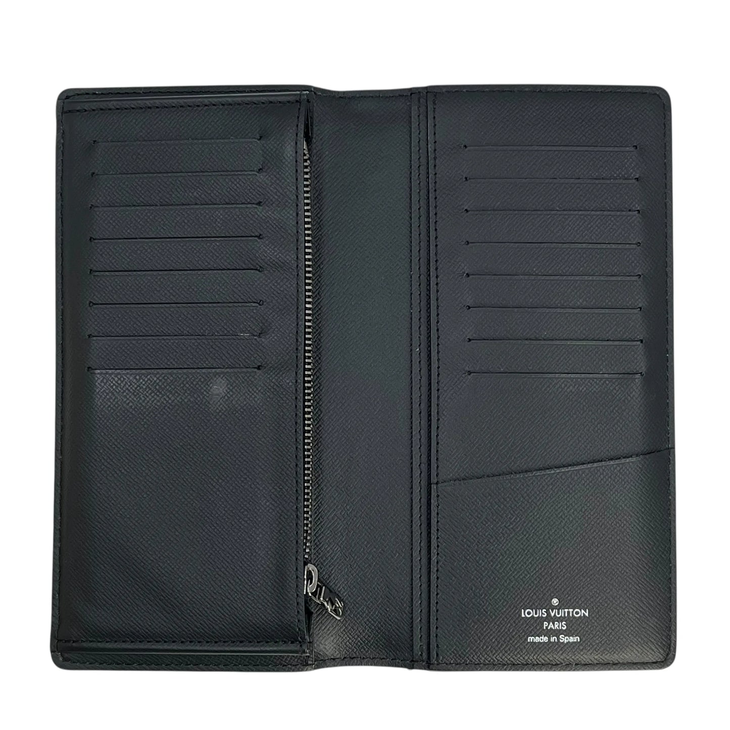 Louis Vuitton モノグラム エクリプス キャンバス ロングウォレット - ブラック