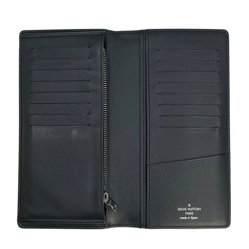 Louis Vuitton モノグラム エクリプス キャンバス ロングウォレット - ブラック