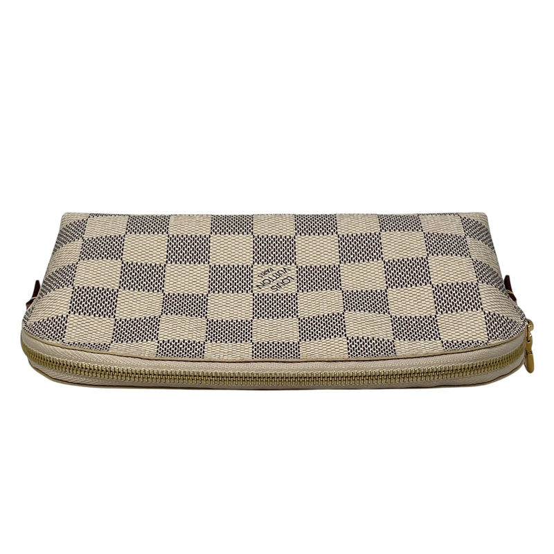 Louis Vuitton Damier Azur Pochette Cosmetic Pouch - White - 30203 