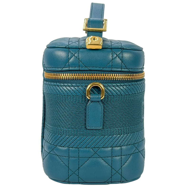 Dior Small Travel Vanity Handbag/Shoulder Bag - Blue 