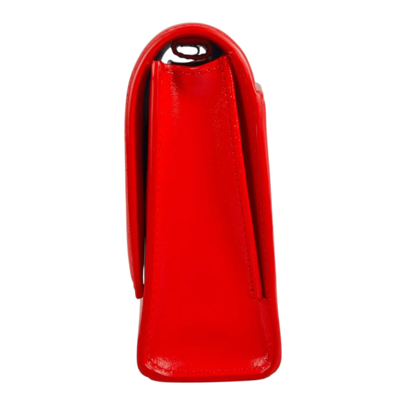 Balenciaga Hourglass Chain Shoulder Bag - Red 