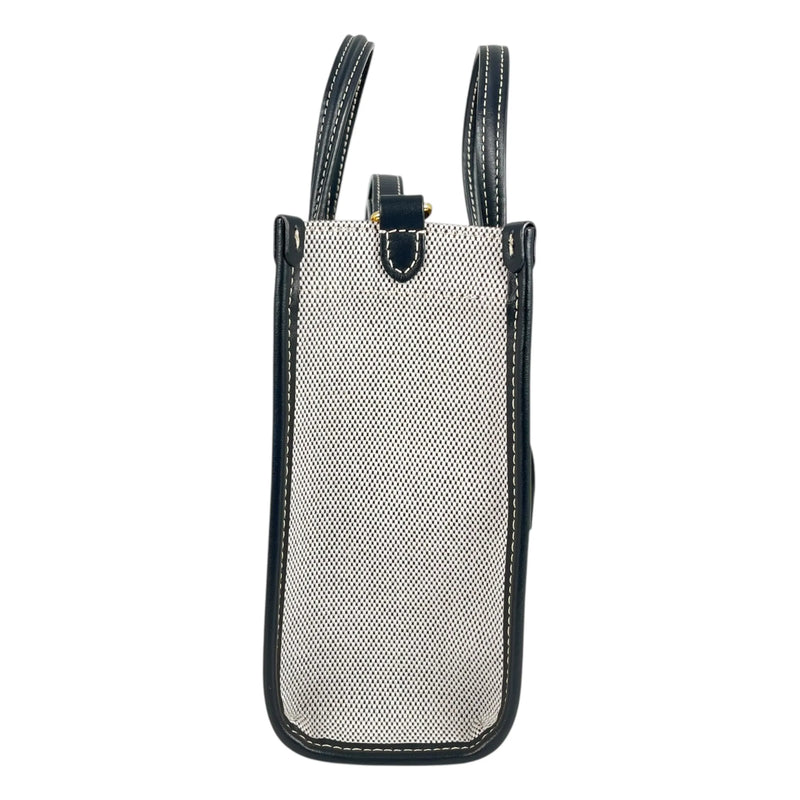 BURBERRY ミニ フレイヤ トートハンドバッグ ショルダーバッグ - ブラック