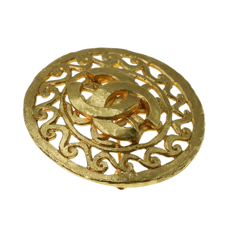 CHANEL CCロゴ ラウンド ブローチ アクセサリー 95A - メタル - 32571