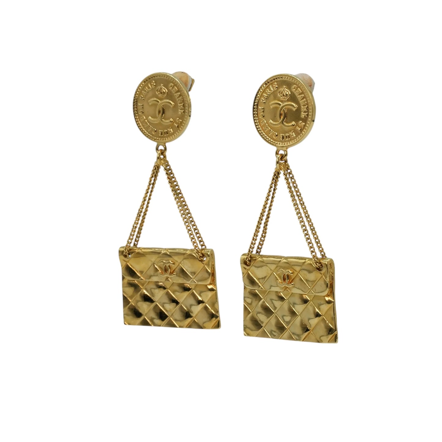 CHANEL マトラッセ CC ロゴ ピアス 95A - メタル - 33886