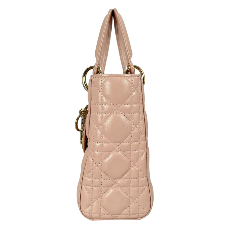 Dior Small Lady Dior My ABC Dior Leather Handbag - Pink 