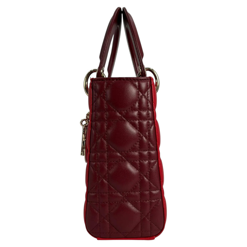 Dior Lady Dior Small Handbag - Red 