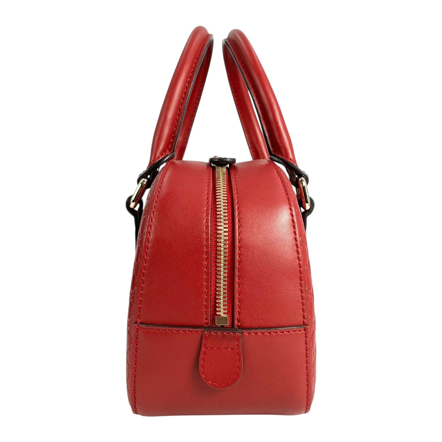 GUCCI Micro Guccissima Handbag - Red 