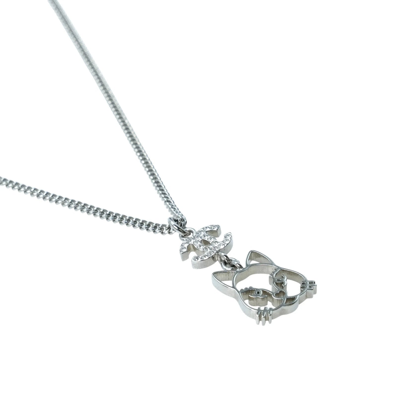 CHANEL キャット ペンダント ネックレス B16K - メタル