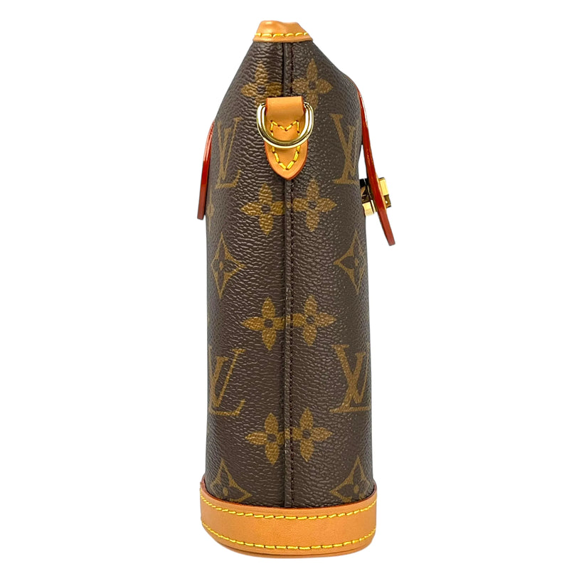 Louis Vuitton モノグラム キャンバス フォールド ミー ポーチ フォンケース ショルダーバッグ - ブラウン