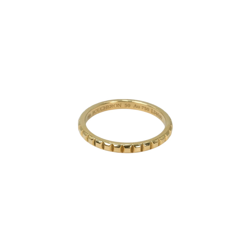 BOUCHERON Clou de Paris Ring Jewelry - 18KYG 